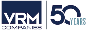VRM Comapnies 50th Anniversary logo